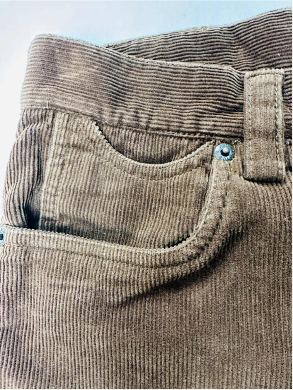 VTG Ralph Lauren Women’s Size 8 Chocolate Brown Corduroy Bootcut Pants Hong Kong - Picture 12 of 12